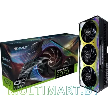 Видеокарта Palit GeForce RTX 5070 Ti GameRock OC 16GB GDDR7 (NE7507TH19T2-GB2030G) картинка 10